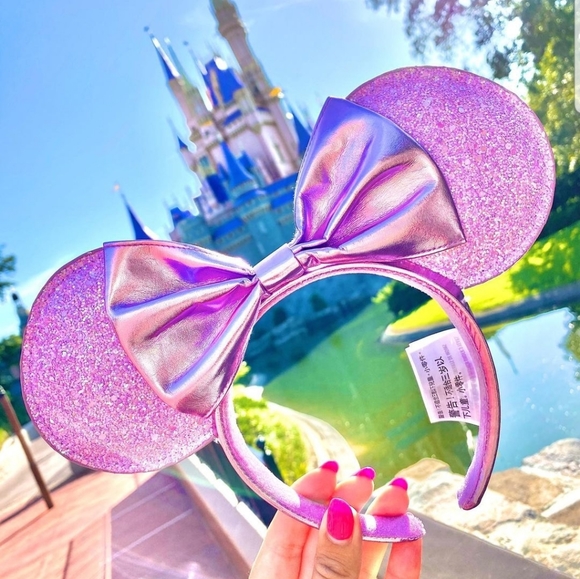 Disney Accessories - Disney Parks Lavender Minnie/Mouse Ears